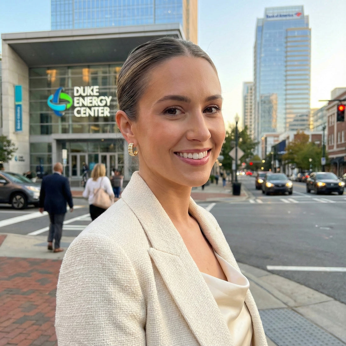 Le Vian® Vanilla Diamond® Huggie Earrings in 14K Honey Gold™ Chic, modern, and effortlessly luxurious, these Le Vian® huggie earrings feature 1/5 cts. of Vanilla Diamonds® set in sleek alternating rows along a sculpted 14K Honey Gold™ design