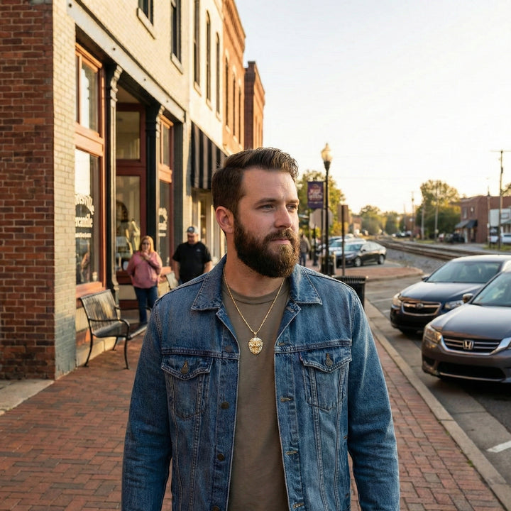 10K Two-Tone Gold Lion Head Charm | Roaring Lion Pendant - Brownee Jewelers