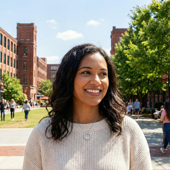 Le Vian Couture® P95 Platinum Pendant with Vanilla Diamonds® Sleek, refined, and beautifully modern, this Le Vian Couture® pendant showcases a graceful open-circle design crafted in luxurious P95 Platinum