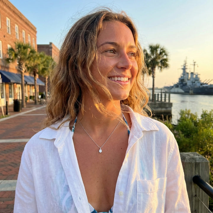 Lafonn Oval Solitaire Lassaire Diamond Pendant – 2 cttw