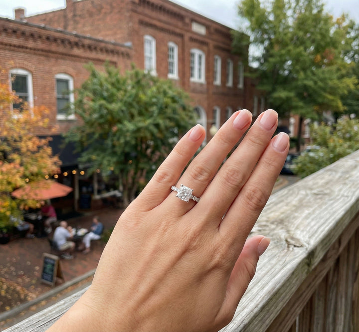 3.59 ctw Lab-Grown Diamond Engagement Ring