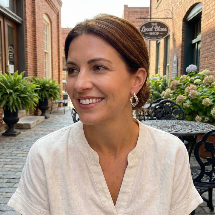 Le Vian® 14K Honey Gold™ Chocolate Ombré® Diamond Earrings (1 1/4 ctw) These sophisticated Le Vian® Ombre® earrings feature an elegant open teardrop silhouette adorned with 1 1/4 carats of Chocolate Ombré® Diamonds