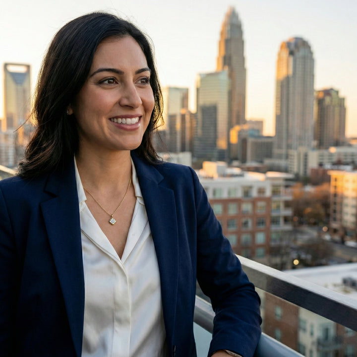 Diamond Pavé Clover Pendant | 14K Yellow Gold | Pavé Diamonds | Clover Necklace - Brownee Jewelers