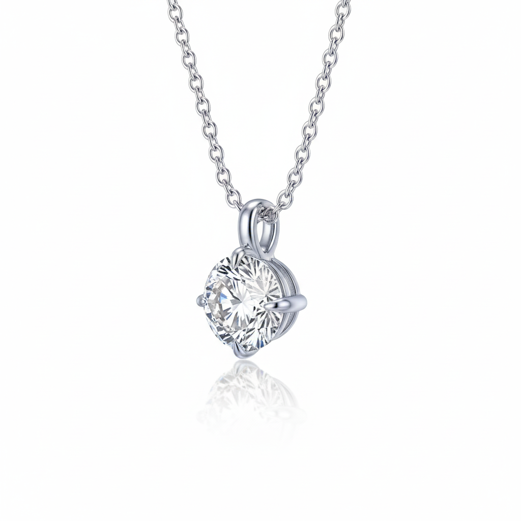 Solitaire Necklace – Timeless Elegance A true classic that never goes out of style, this 2CT solitaire necklace adds effortless sparkle to any look.