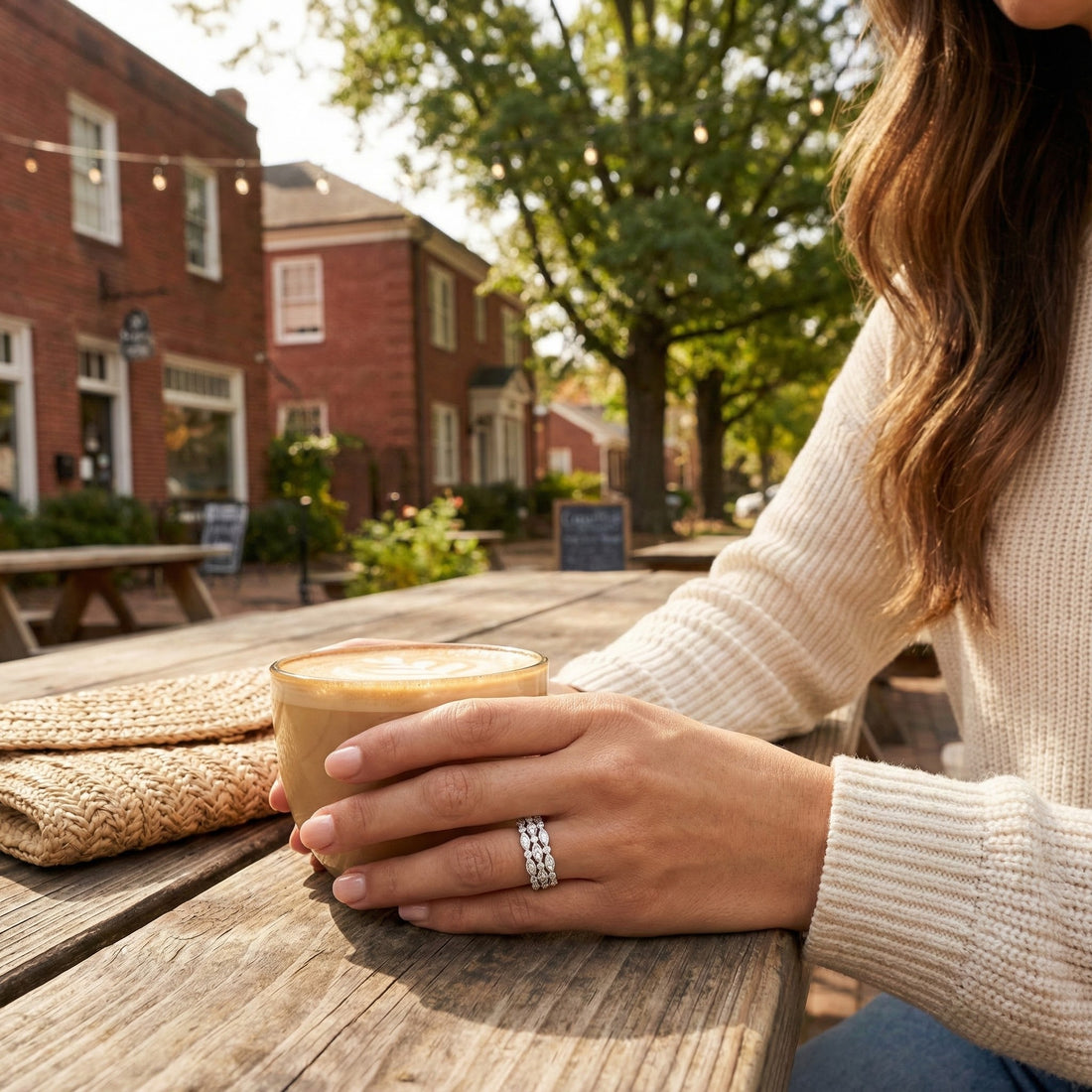 Le Vian Couture® P95 Platinum Vanilla Diamond® Weave Ring (1/2ctw) Timeless elegance meets couture craftsmanship in this Le Vian® ring featuring 1/2 cts. of brilliant Vanilla Diamonds® set in luxurious P95 Platinum