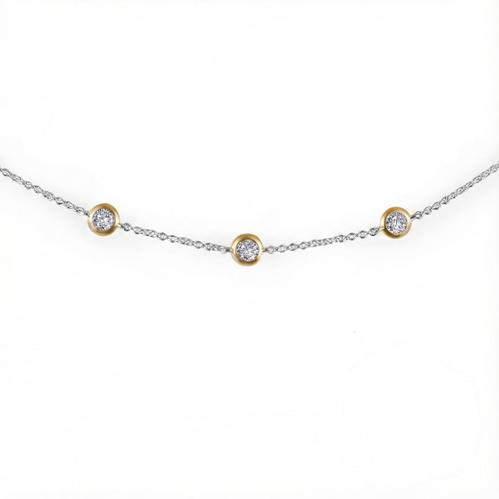 Lafonn 7 Symbols of Joy Adjustable Choker Necklace – 1.02 cttw