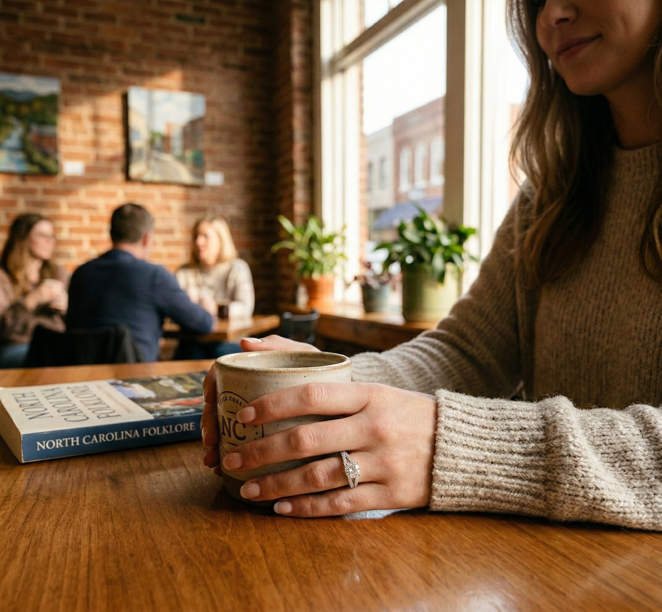 Round Lab-Grown Diamond Engagement Ring | 14K White Gold | 1.37 ct Center | Pavé Split-Shank Design - Brownee Jewelers