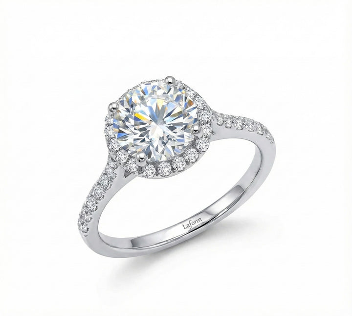 Lafonn 2.51 CTW Halo Engagement Ring