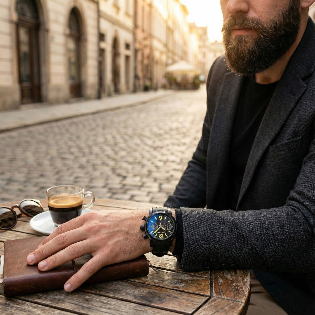 Graham Swordfish Chronograph “Black Knight” 2SWASB,  Limited Edition 1 of 500 pieces.  Complete set,  and near excellent condition 