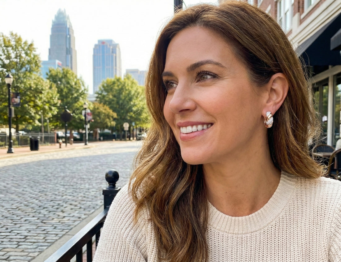 Le Vian® 14K Honey Gold™ Earrings with 1/3 cts. Vanilla Diamonds® Elevate your everyday style with these luxurious Le Vian® earrings, crafted in rich 14K Honey Gold™ and designed with Le Vian’s signature twisted silhouette