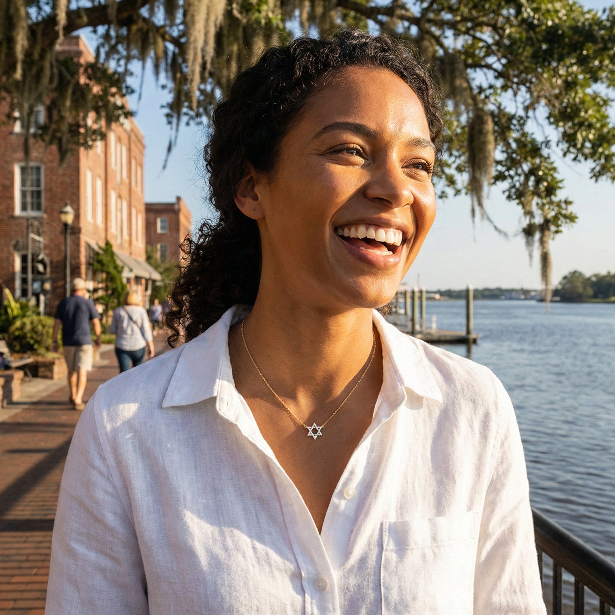 Star of David Necklace | Gold Plated / Sterling Silver | Symbol Pendant - Brownee Jewelers
