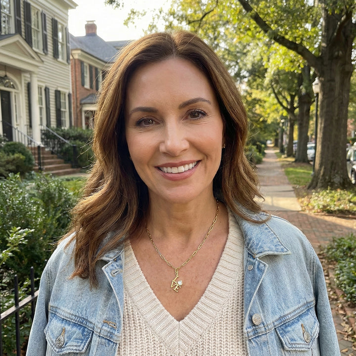 Diamond “LOVE” Heart Necklace | 14K Yellow Gold | Paperclip Chain | Pavé Heart Pendant - Brownee Jewelers