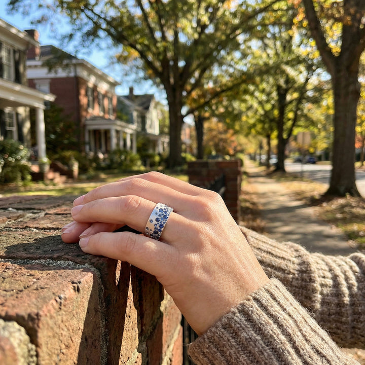 Multi Color Sapphire Cigar Band 