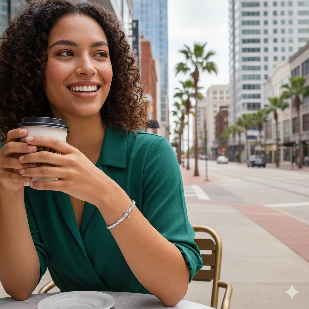 5.25 CTW Classic Tennis Bracelet  Timeless elegance meets everyday luxury in this 5.25 CTW Classic Tennis Bracelet