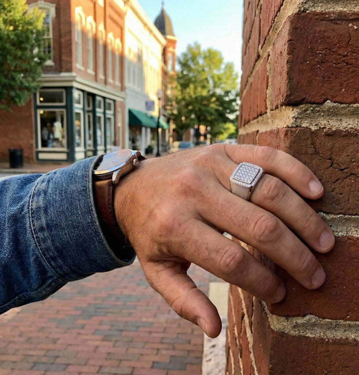 Diamond Cluster Ring