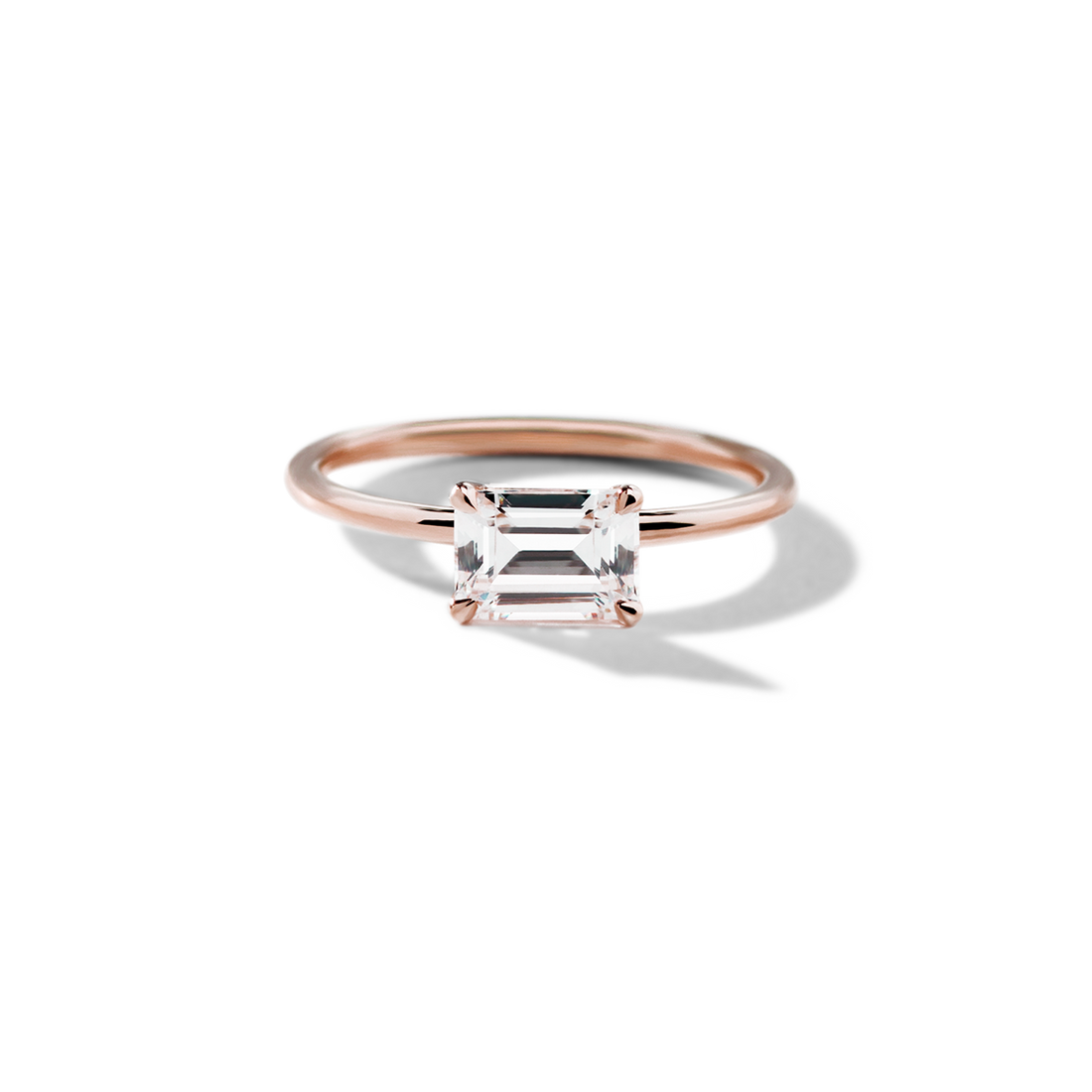 East-West Pixie Engagement Ring