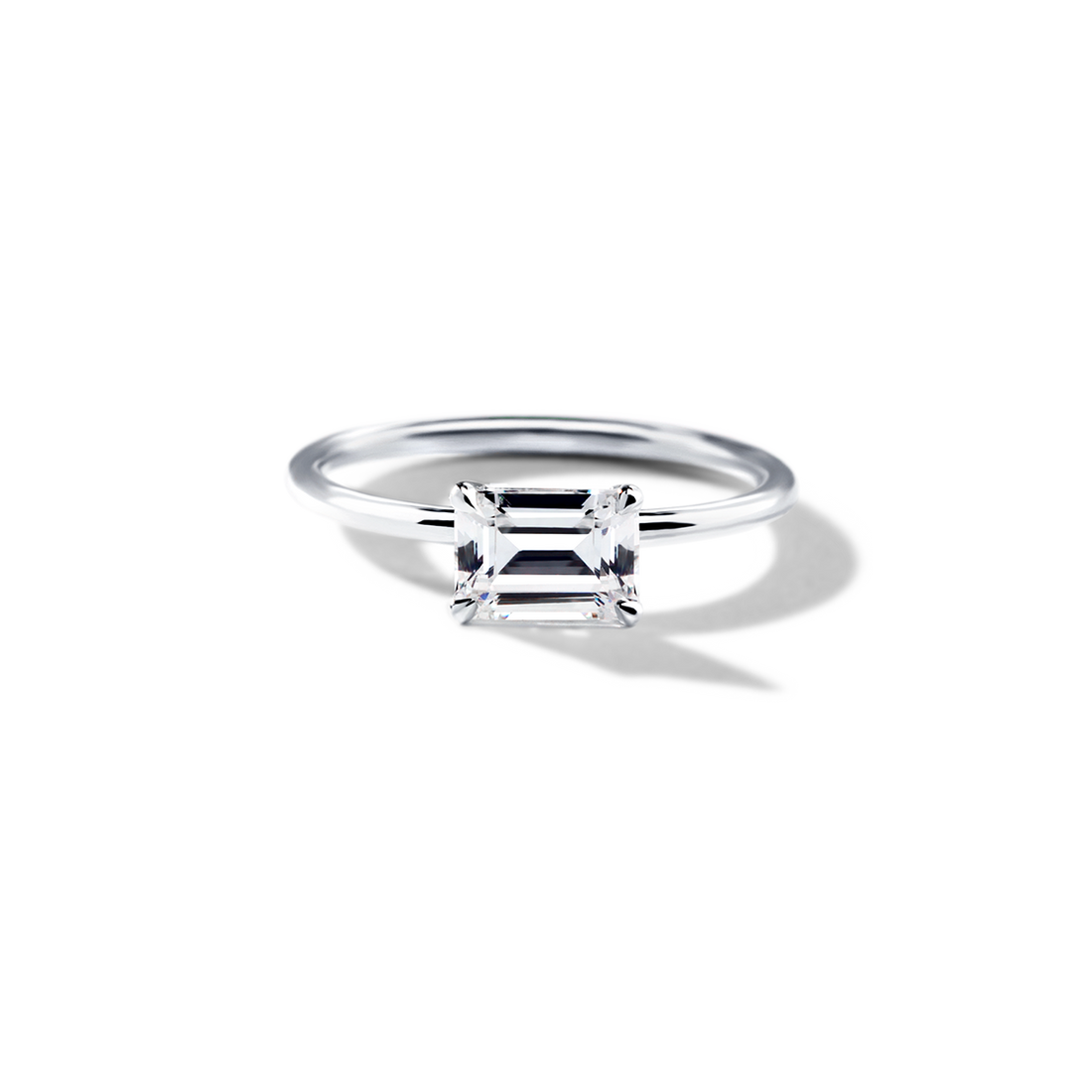 East-West Pixie Engagement Ring