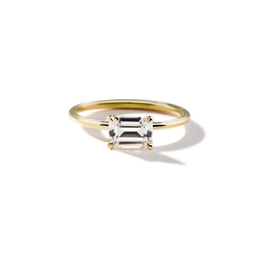 East-West Pixie Engagement Ring