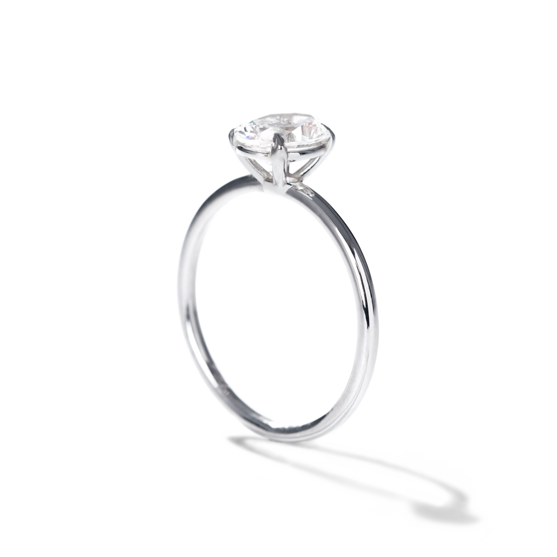 Solitaire Diamond Engagement Ring