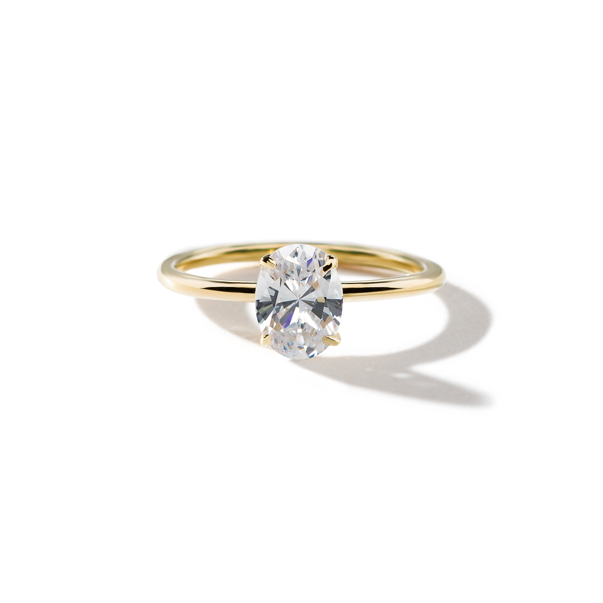Solitaire Diamond Engagement Ring