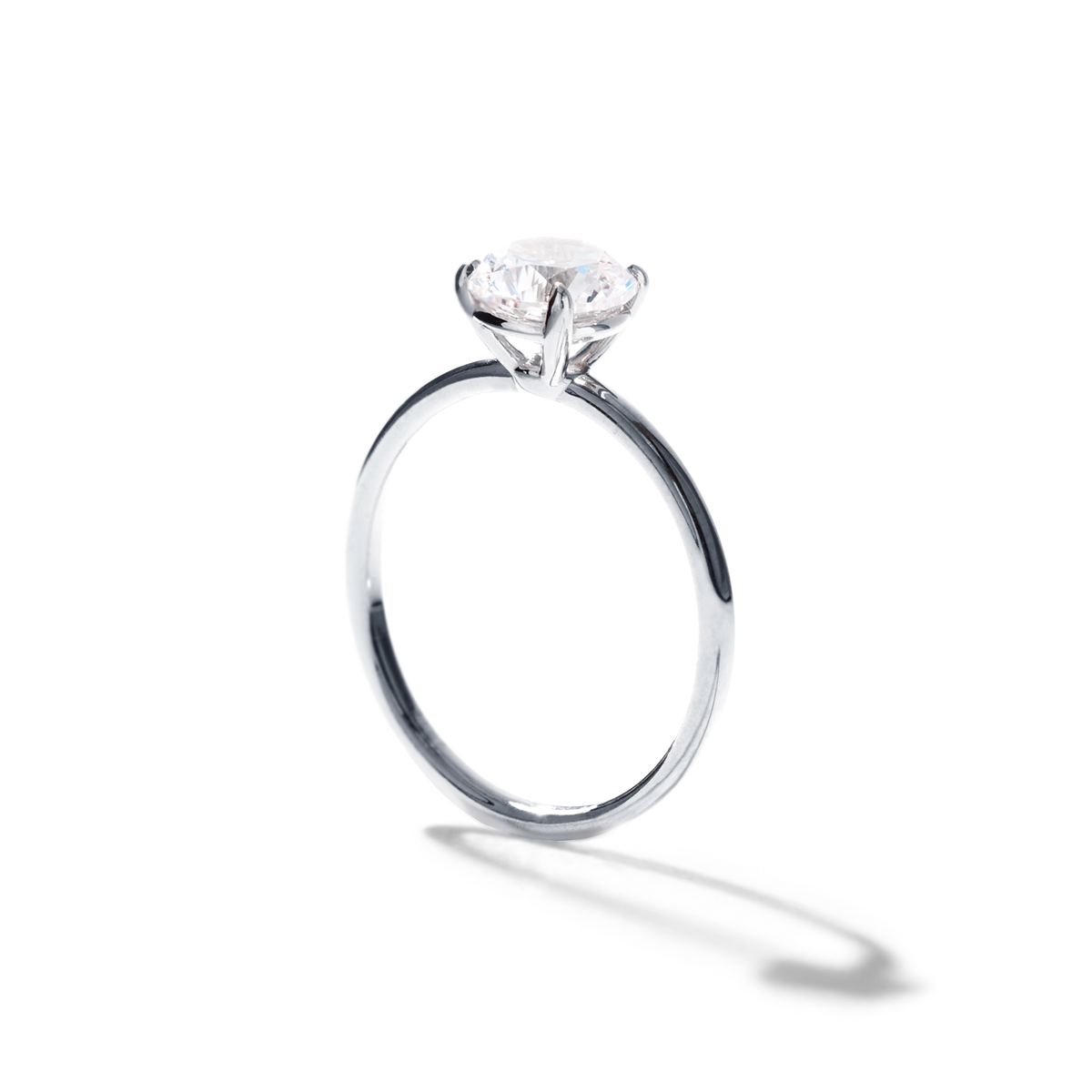 Solitaire Diamond Engagement Ring