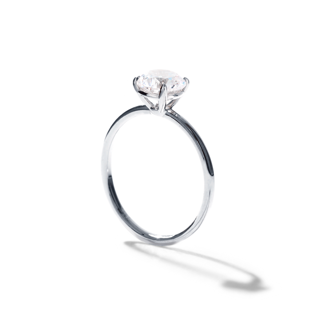 Solitaire Diamond Engagement Ring