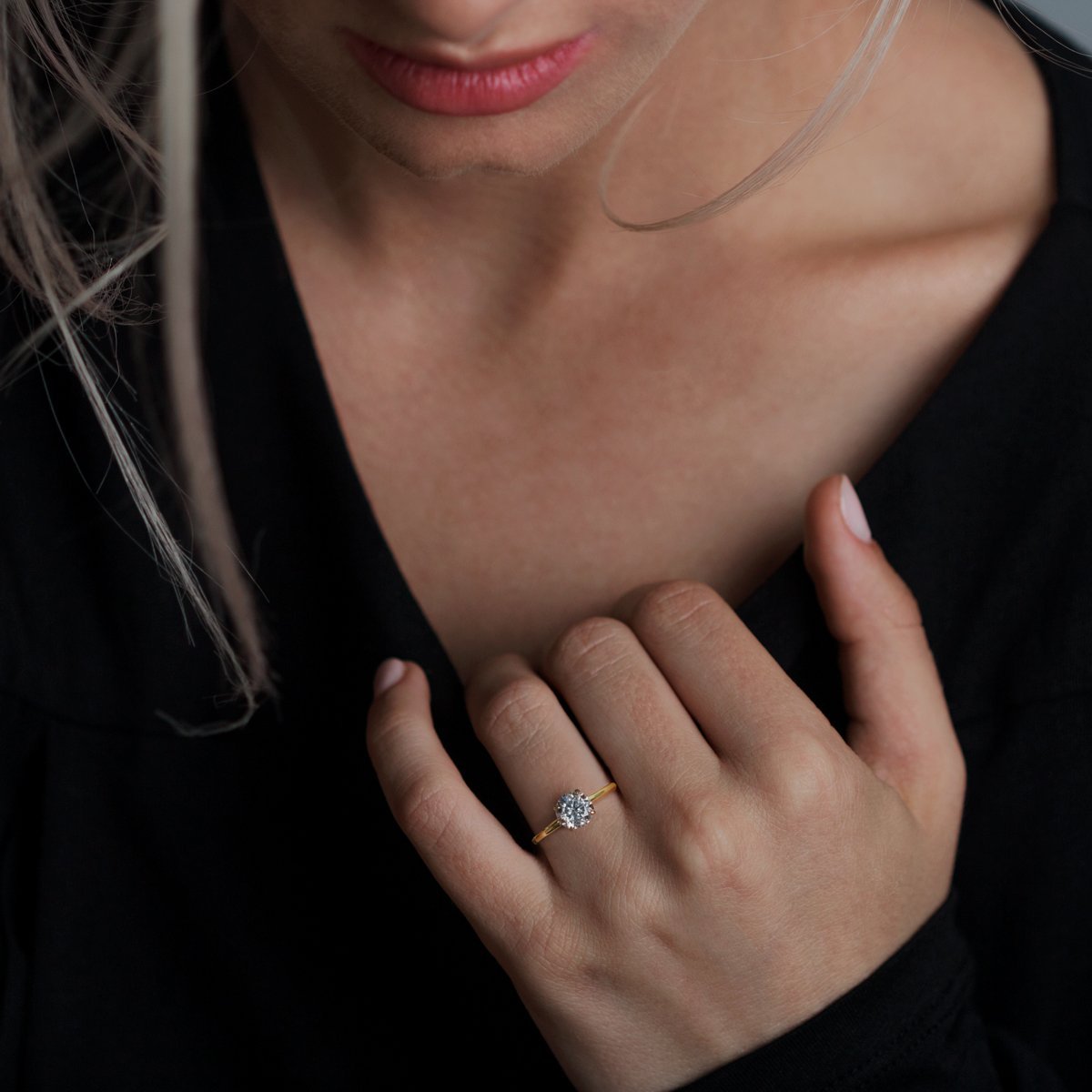 Solitaire Diamond Engagement Ring