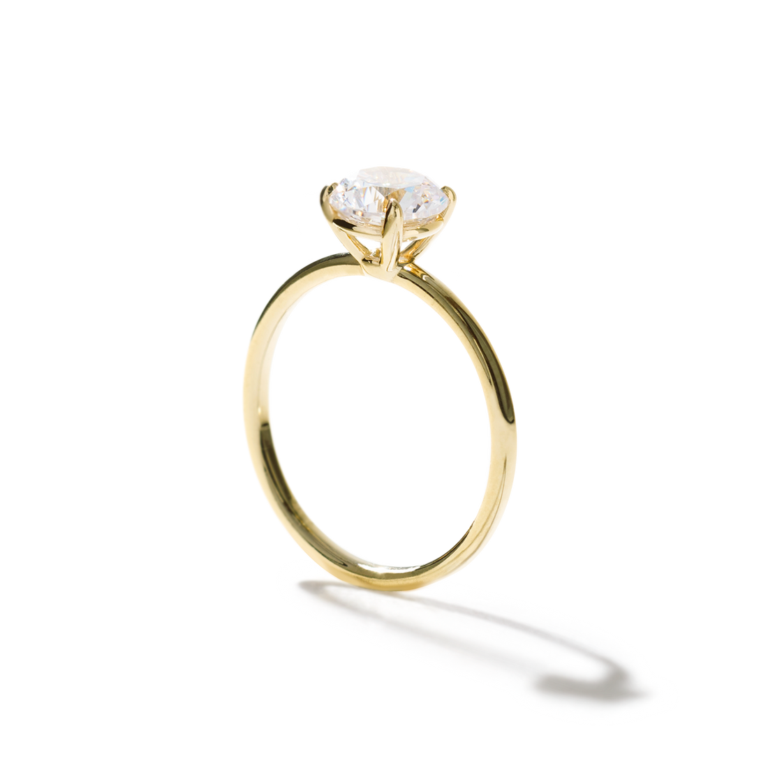 Solitaire Diamond Engagement Ring