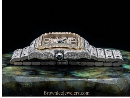 Large Diamond Cartier Santos - Brownee Jewelers