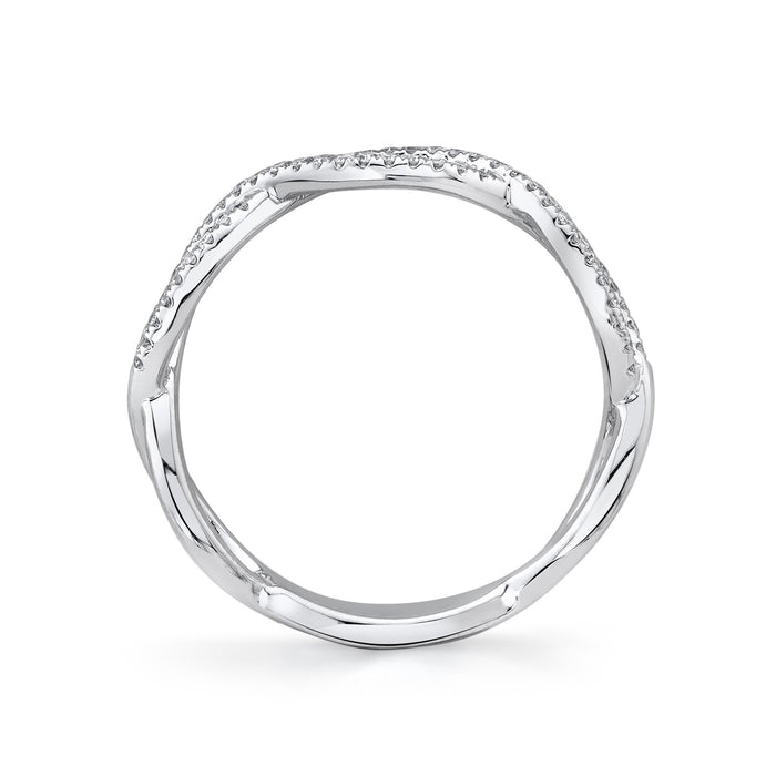SHY CREATION KATE | 0.19CT DIAMOND INFINITY RING | 14K WHITE GOLD | 0.19 CTW | SC55004454 - Brownee Jewelers
