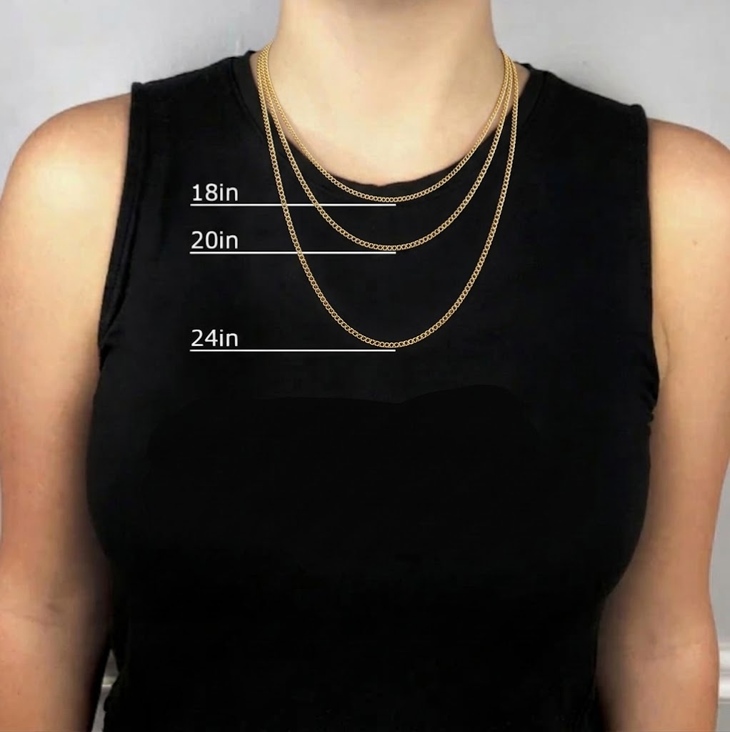 Gold-Filled 3.3mm Curb Chain Necklace 20 Inch
