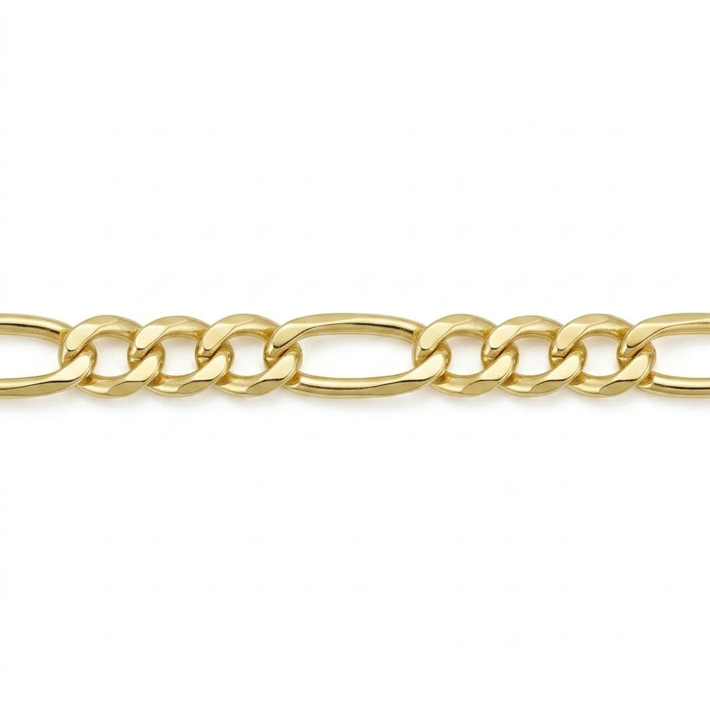 Gold-Filled Figaro Chain Necklace | Gold-Filled | Classic Figaro Links | 20 Inch Length | Timeless Layering Style - Brownee Jewelers