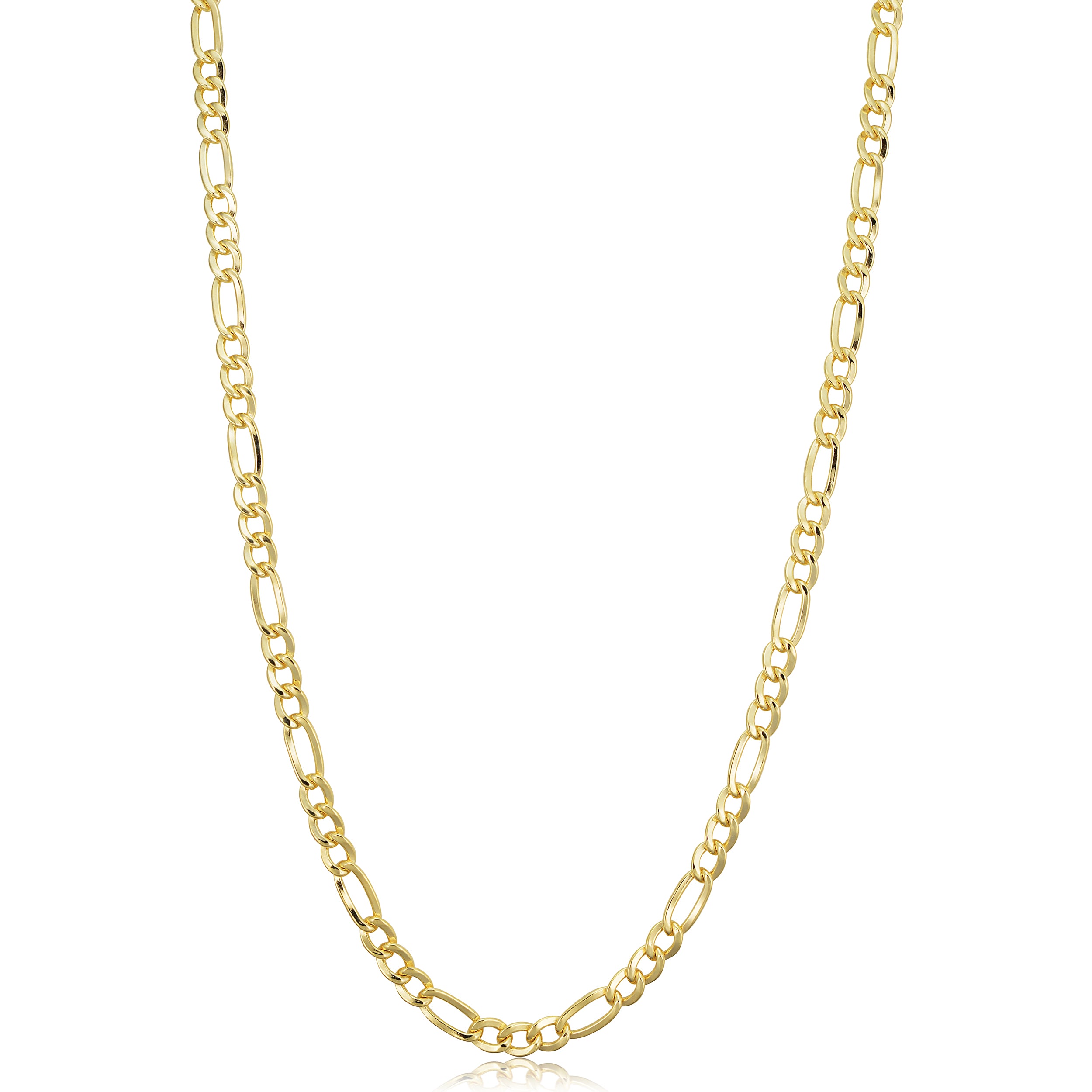 Gold-Filled Figaro Chain Necklace | Gold-Filled | Classic Figaro Links | 20 Inch Length | Timeless Layering Style - Brownee Jewelers