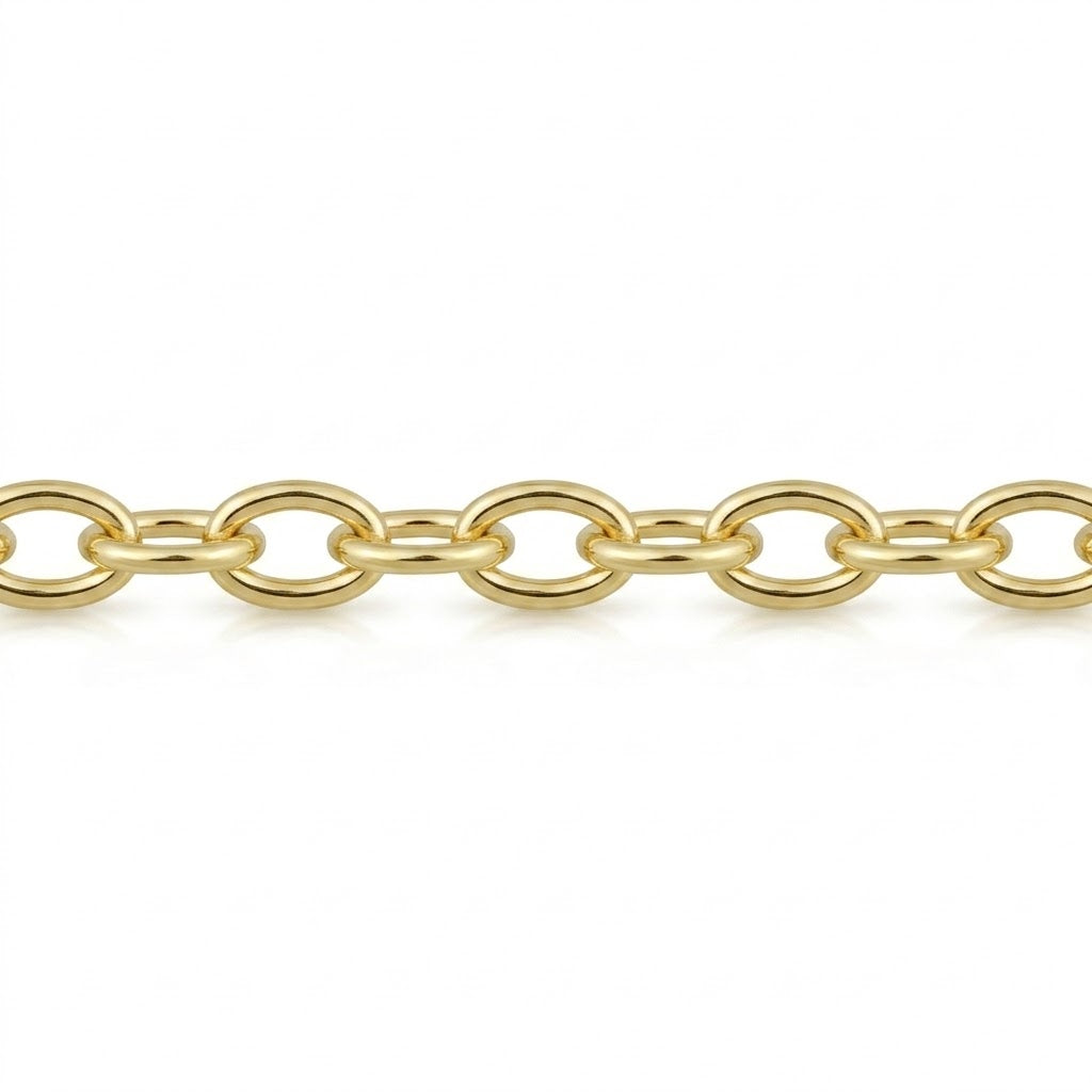 20 Inch Gold Filled Oval Cable Chain Necklace