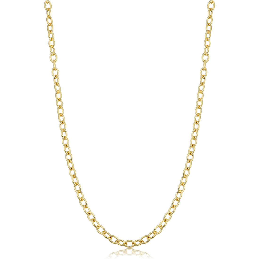 20 Inch Gold Filled Oval Cable Chain Necklace