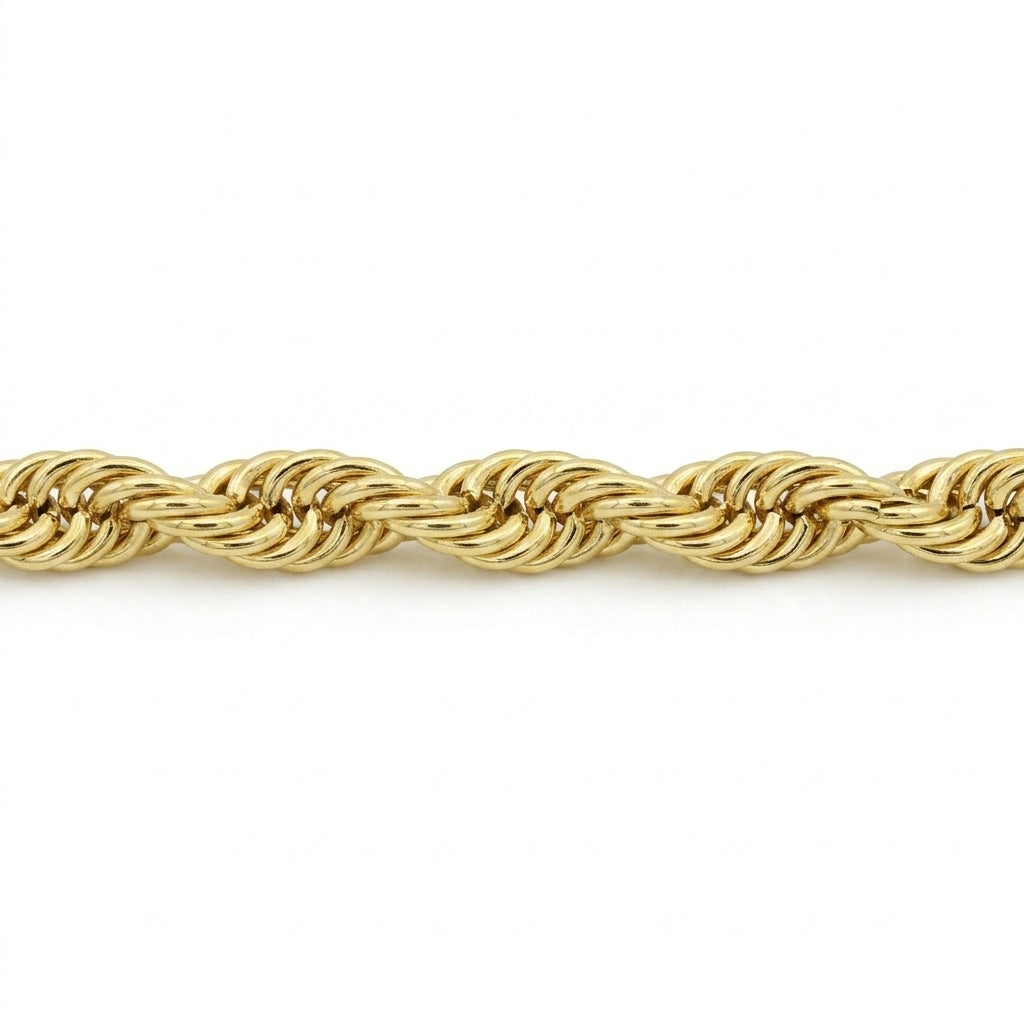 Karat Gold Filled Rope Chain Necklace | 24 Inch | KGFRP210-24LC - Brownee Jewelers