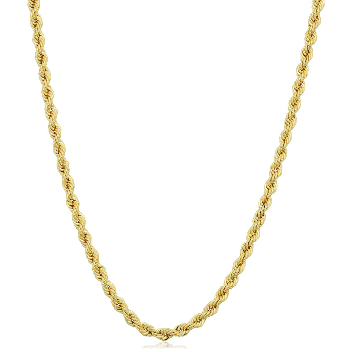 Karat Gold Filled Rope Chain Necklace | 24 Inch | KGFRP210-24LC - Brownee Jewelers