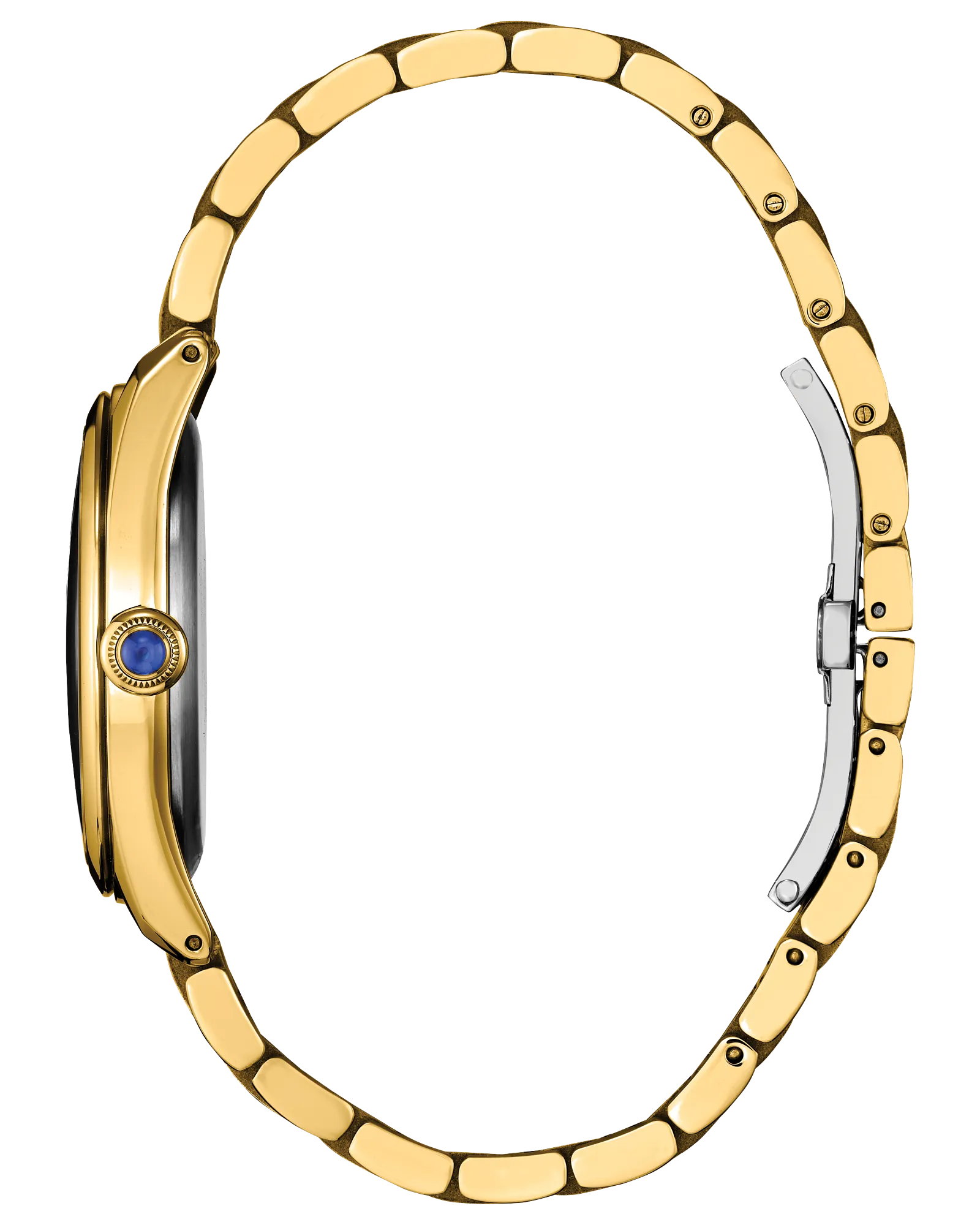 Citizen L Classic | Eco-Drive Ladies Watch | Gold-Tone Stainless Steel | Blue Dial | Bracelet | WR50 Dress Classic - Brownee Jewelers
