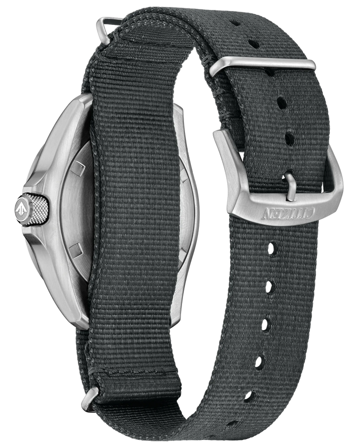 Citizen Promaster Land GMT | Eco-Drive GMT Navy Dial Watch | Stainless Steel | WR200 Nylon Strap Watch | Men’s Adventure Field Design - Brownee Jewelers