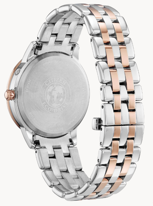 For a touch of modern elegance paired with advanced complications, Citizen’s Calendrier women’s watch fits the bill.