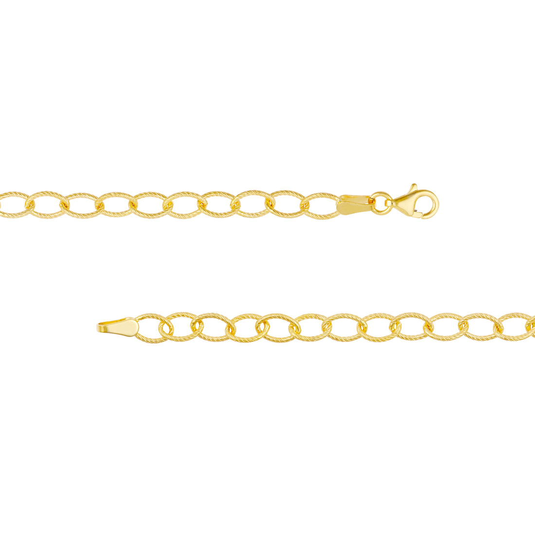 7.5" OVAL LINK BRACELET | 14K YELLOW GOLD | MF000989-14Y - Brownlee Jewelers
