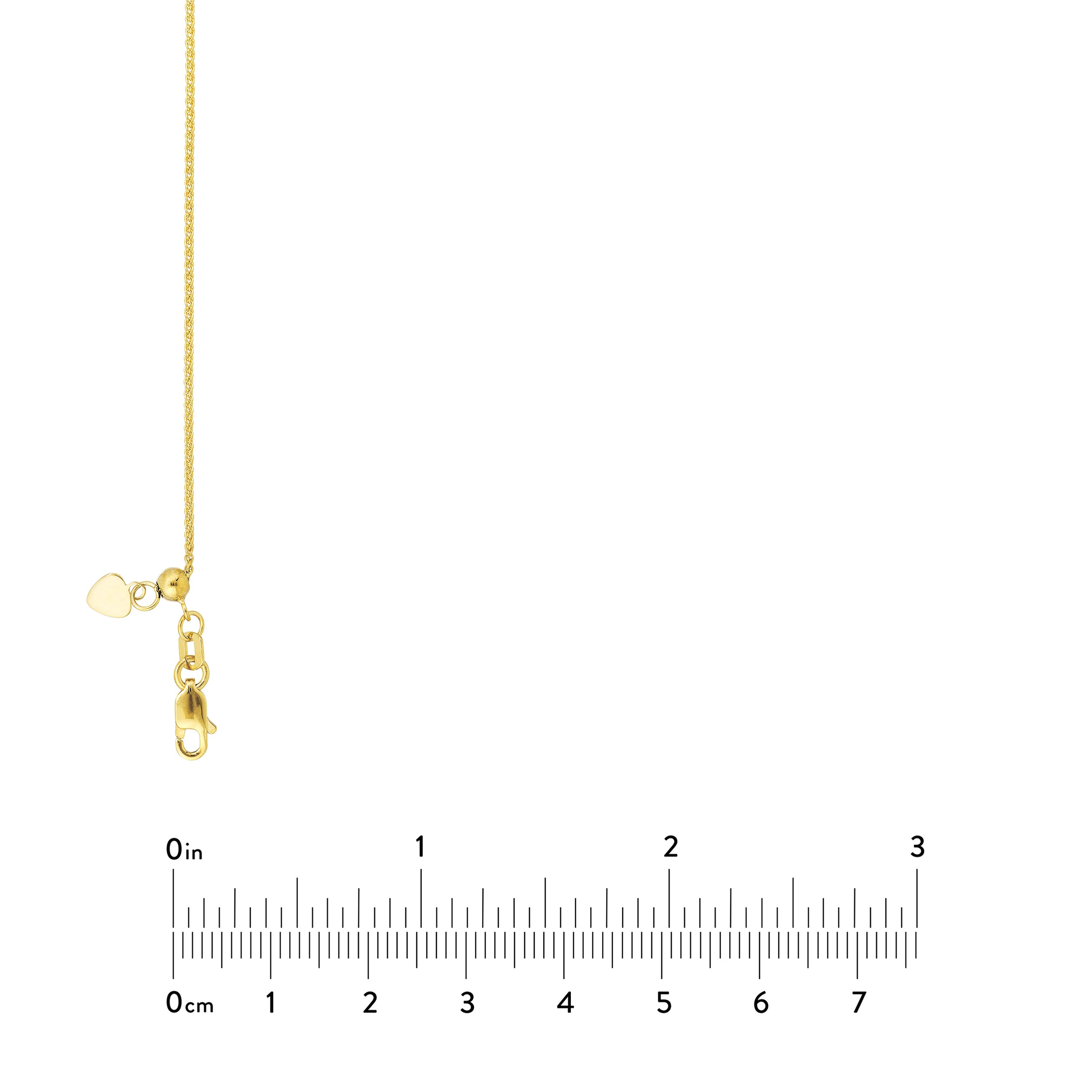 22" 1.02MM ADJUSTABLE WHEAT CHAIN NECKLACE | 10K YELLOW GOLD | MF007743-10Y - Brownlee Jewelers