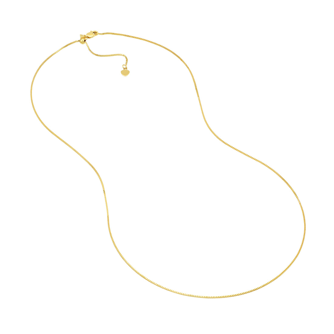 22" 0.8MM BOX CHAIN NECKLACE | 10K YELLOW GOLD | MF007744-10Y - Brownlee Jewelers