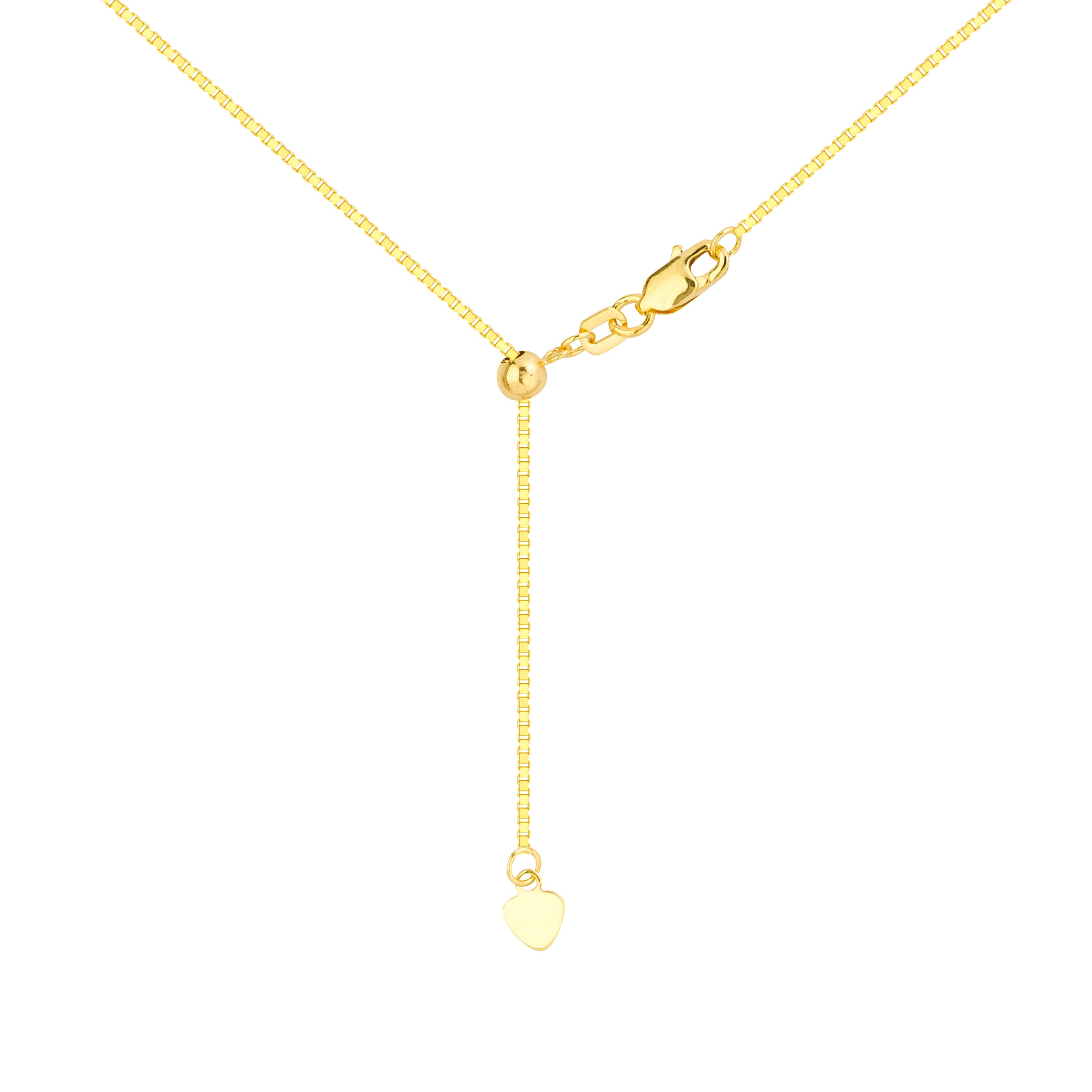 22" 0.8MM BOX CHAIN NECKLACE | 10K YELLOW GOLD | MF007744-10Y - Brownlee Jewelers