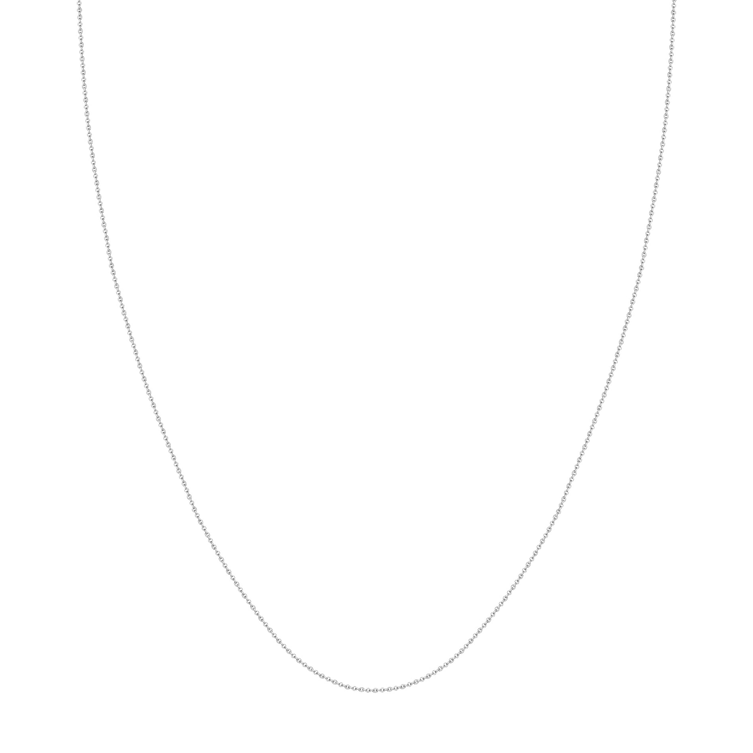 22" 0.9MM CABLE CHAIN NECKLACE | 10K WHITE GOLD | MF007745-10B - Brownlee Jewelers