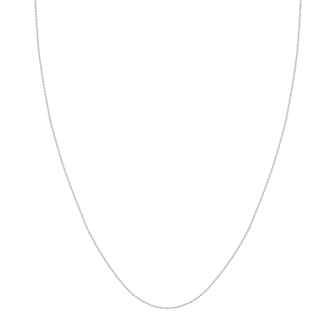 22" 0.9MM CABLE CHAIN NECKLACE | 10K WHITE GOLD | MF007745-10B - Brownlee Jewelers