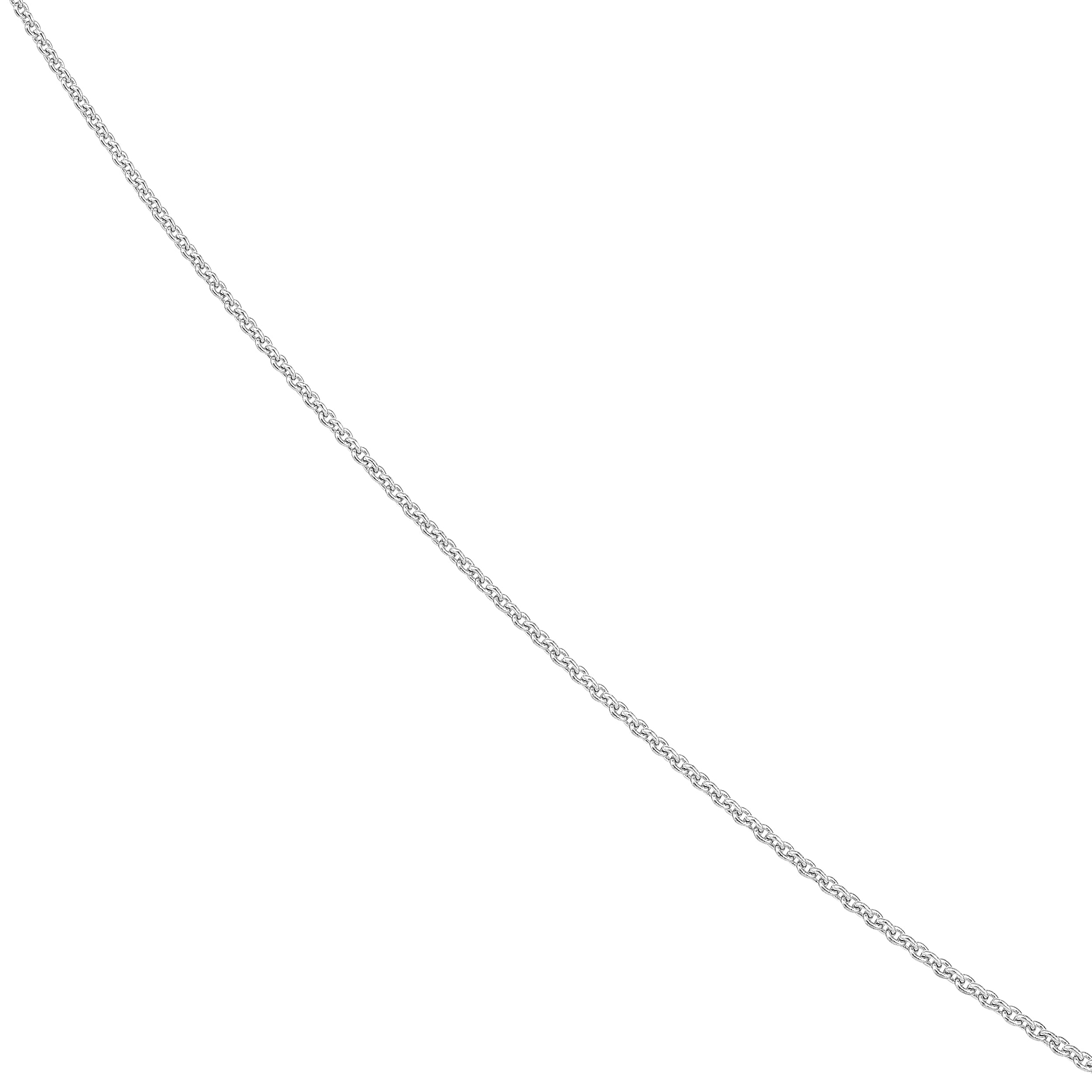 22" 0.9MM CABLE CHAIN NECKLACE | 10K WHITE GOLD | MF007745-10B - Brownlee Jewelers