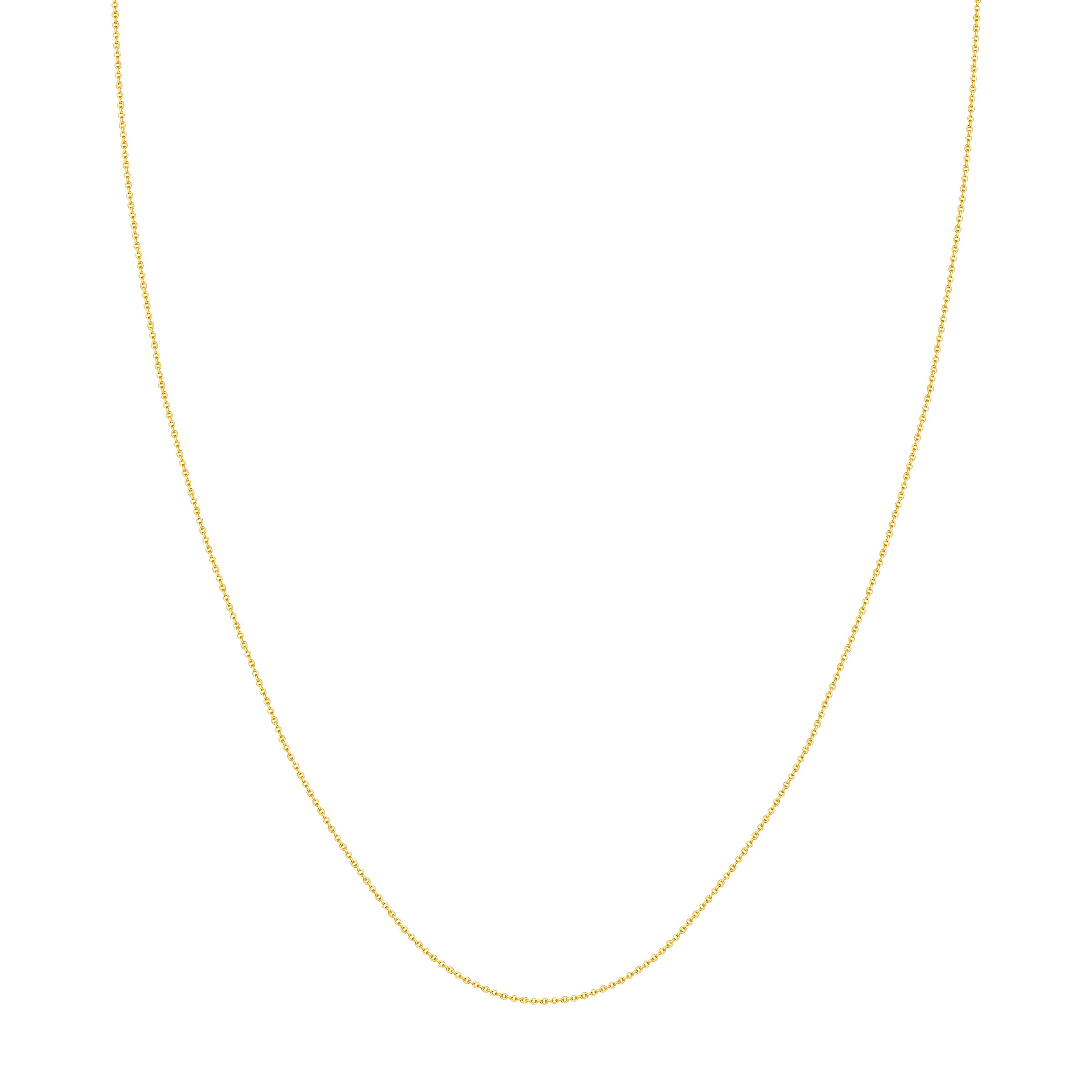 22" 0.9MM CABLE CHAIN NECKLACE | 10K YELLOW GOLD | MF007745-10Y - Brownlee Jewelers
