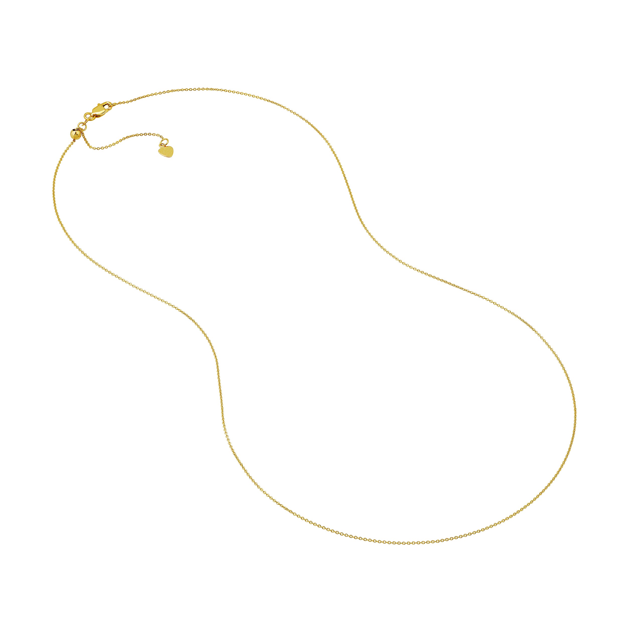 22" 0.9MM CABLE CHAIN NECKLACE | 10K YELLOW GOLD | MF007745-10Y - Brownlee Jewelers