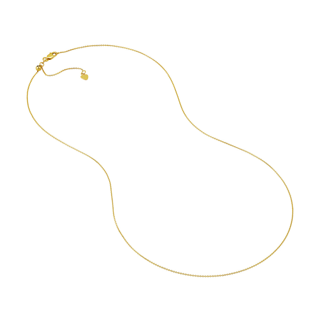 22" 0.9MM CABLE CHAIN NECKLACE | 10K YELLOW GOLD | MF007745-10Y - Brownlee Jewelers